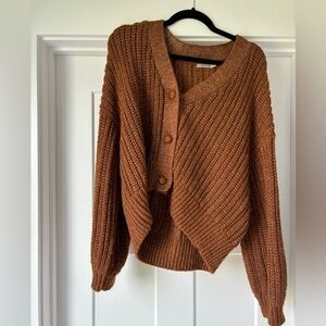 Esqualo knit sweater with metallic threading throughout.